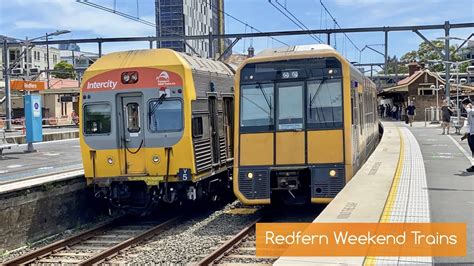 Sydney Trains Vlog 1780 Redfern Weekend Trains YouTube