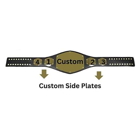 Fully Custom Made Championship Replica Title Belt