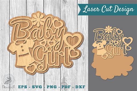 baby girl laser cut 8