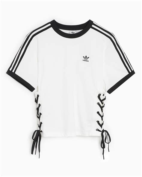 Adidas Womens Laced T Shirt White Hk5062 Buy Online At Footdistrict