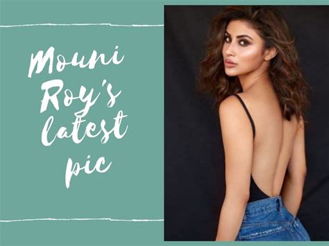 Mouni Roy Backless Photo Mouni Roy Flaunts Her Toned Body In Backless