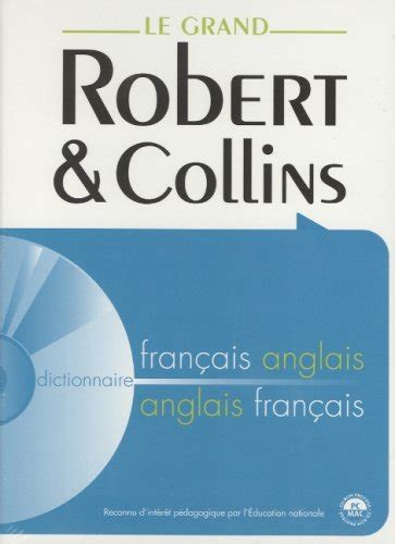 Le Grand Robert Collins Dictionnaire Francais Anglais Et Anglais