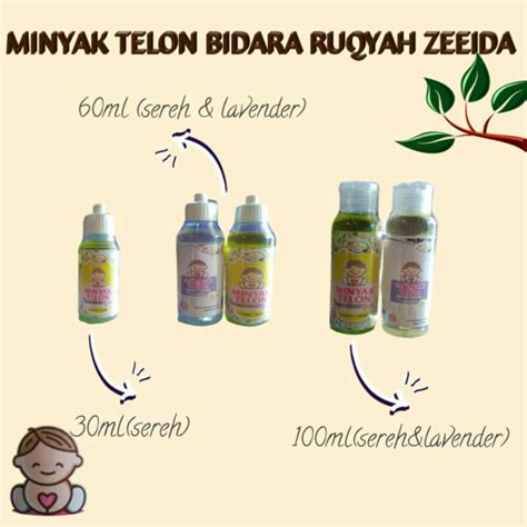 Jual Minyak Telon Bidara Ruqyah Zeeida Shopee Indonesia