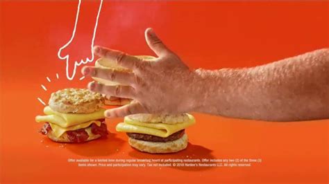 Hardees Breakfast Sandwiches Tv Commercial Made From Scratch Biscuits Featuring David