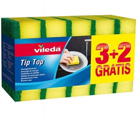 VILEDA ZMYWAKI GĄBKI MYJKI KUCHENNE TIP TOP 3 2 ERLI pl