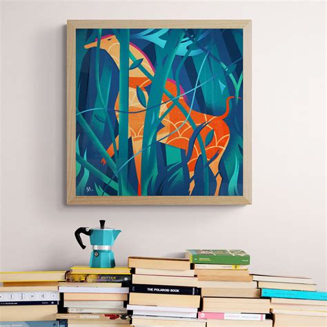 Vibrant Art, Edgy Prints, Animal Art Print, Animal Print, Modern Wall ...