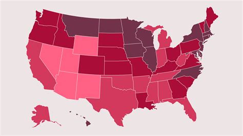 Cancer By State Map - Floris Anestassia