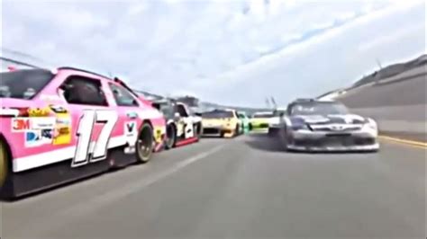 Tony Stewart Onboard Crash In The 2012 Talladega Big One Youtube