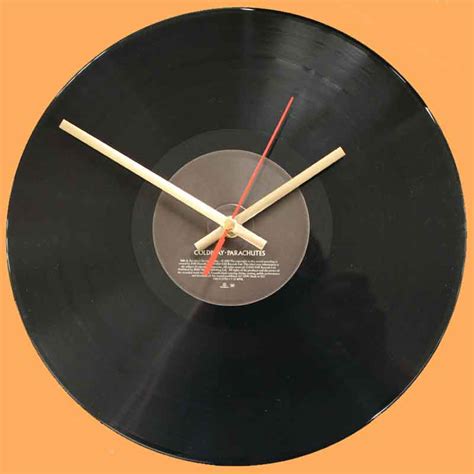 Coldplay - Parachutes - Vinyl Clocks