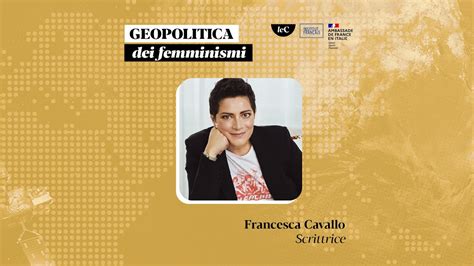 Francesca Cavallo E La Geopolitica Dei Femminismi Youtube