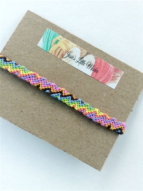 Zig Zag Friendship Bracelet Colorful Friendship Bracelet