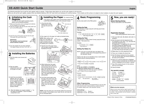 Sharp Manual Xe A203 5