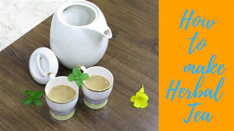 How To Make Herbal Tea Healthy Saffron And Cinnamon Tea YouTube