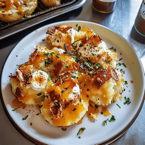 Loaded Smashed Potatoes My Homestyle Recipes