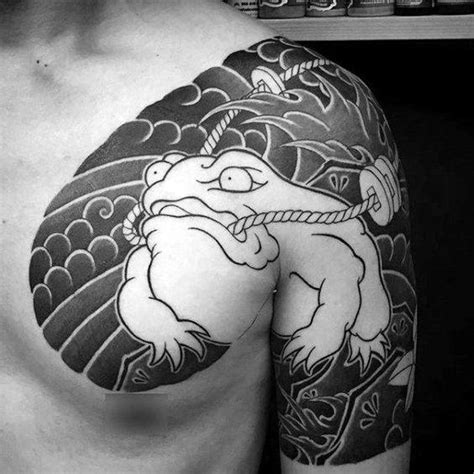 Cool Japanese Frog Tattoo Ideas For Men