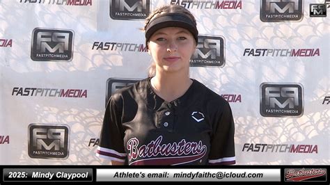 2025 Mindy Claypool 4 08 GPA Catcher And Outfielder Softball