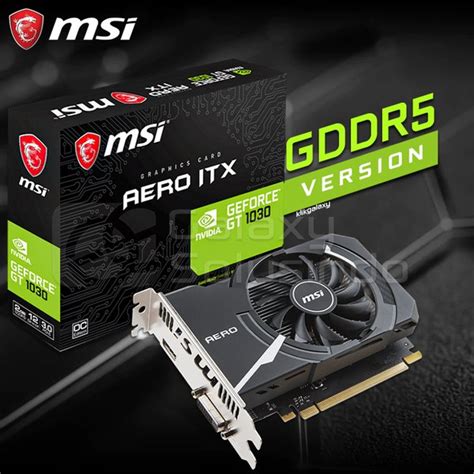 Jual Msi Geforce Gt Aero Itx Gb Ddr Oc Di Lapak Galaxy Solusindo