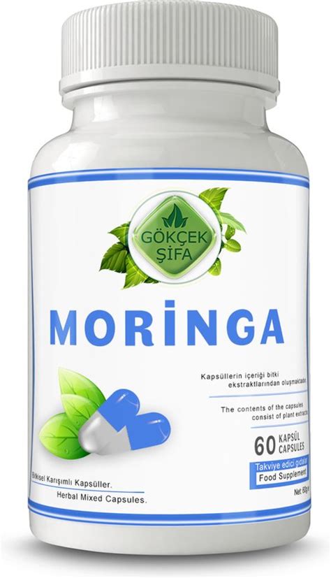 Moringa Oleifera Extract Capsule 60 Capsules Wonderboom Met Hoge