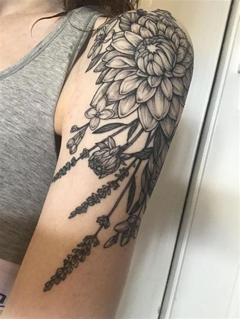 Black Dahlia Flower Tattoo Meaning – Idalias Salon