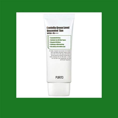 PURITO Centella Green Level Unscented Sun SPF50+ PA++++ (60ml) | Lazada