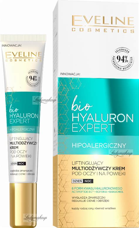 Eveline Cosmetics - Bio Hyaluron Expert - Lifting, multi-nourishing eye ...