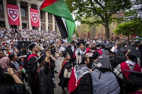 Hundreds walk out of Harvard College graduation; UCLA contends with new ...