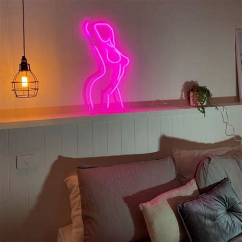 Elegant Nude Neon Light Art Sexy Neon Signs For Sale