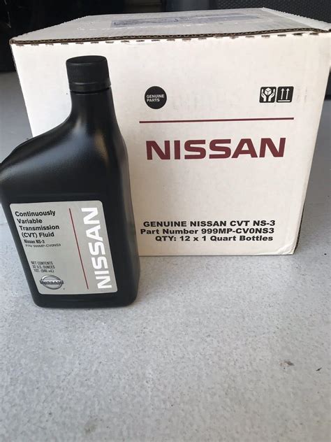 Amazon.com: Nissan Genuine OEM CVT-3 Transmission Fluid 999MP-NS300P ...