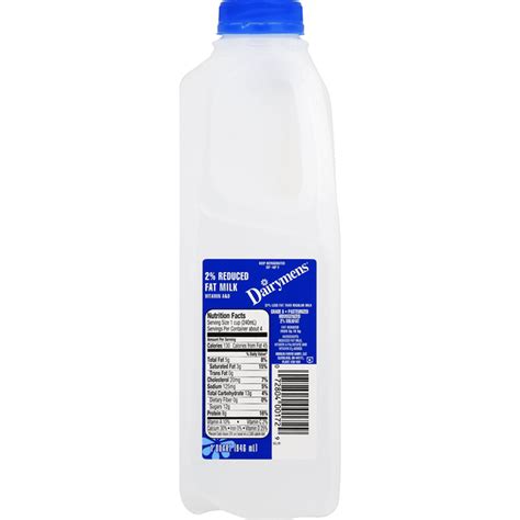 Dairymens Milk Reduced Fat 2 Milkfat 1 Qt Delivery Or Pickup Near