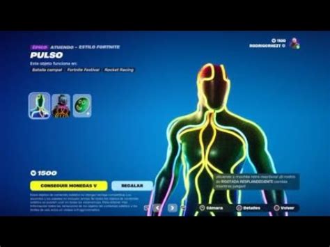 TIENDA DE OBJETOS Atuendo Skin PULSO Fortnite Agustín te amo