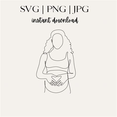 Pregnant Woman Svg Pregnant Belly Svg Files Pregnant Woman Etsy