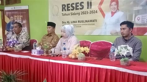 Reses Di Pajampangan Hj Lina Ruslinawati Gandeng Panji Priyayi Caleg