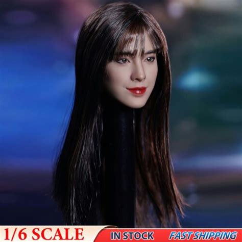 Diy Model Asian China Girl Female Head Sculpt Fit Hot Toys Phicen Figure Ebay