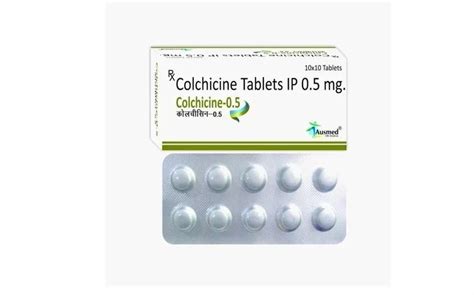 Colchicine 0 5mg Tablets At Rs 75 Stripe Colchicine Tablet In Surat