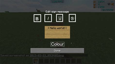 Better Signs: Editing, Colour and formatting! - Suggestions - Minecraft ...