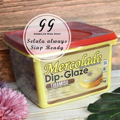 Jual Mercolade Dip GLAZE TIRAMISU 1 KG Shopee Indonesia