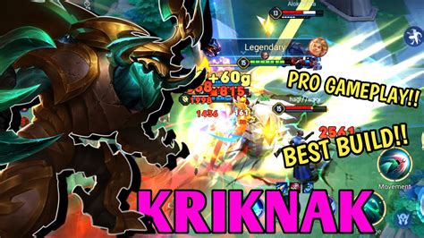 Kriknak Best Build and Pro Gameplay AoV RoV Liên Quân Mobile