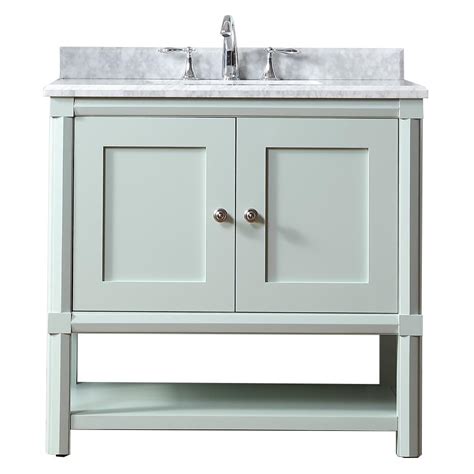 Martha Stewart Living Sutton 36 In W X 22 In D Vanity In Rainwater