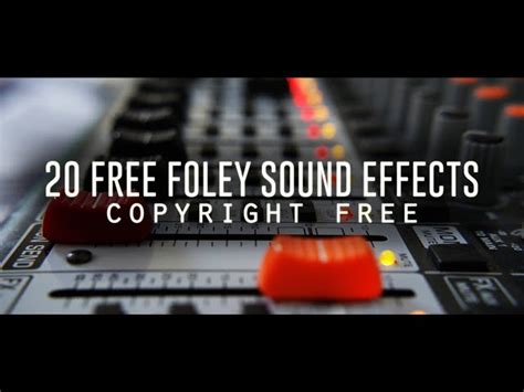 foley sounds - Sandeep's site