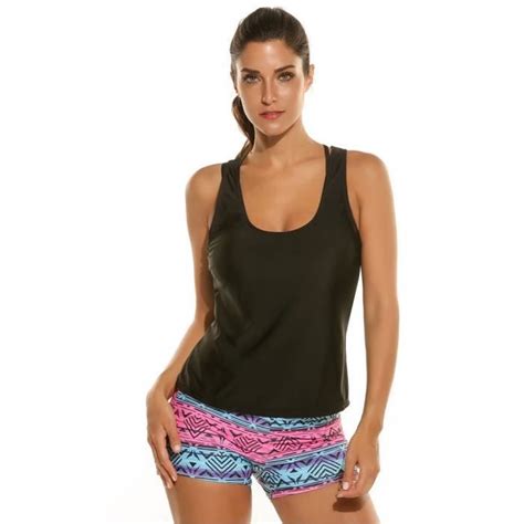 Set maillot de bain Solides des femmes avec rembourré impression Bikini pièces VIOLET