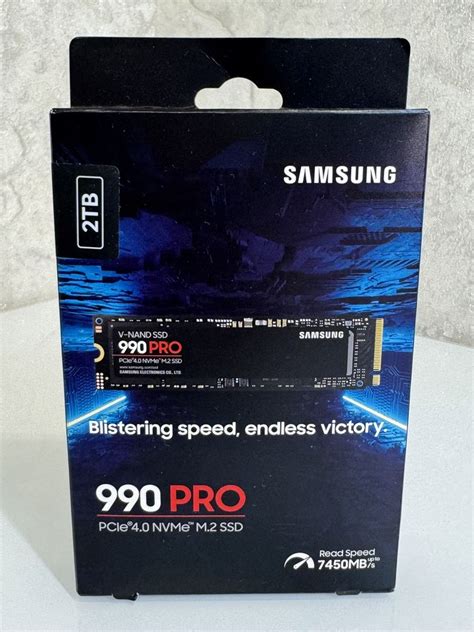 Samsung 990 Pro 2tb M 2 Pcie 4 0 X4 Nvme 2 0 V Nand Mz V9p2t0b Am 7