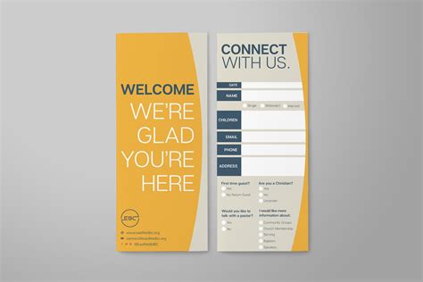 Connection Cards Design & Print | Church Outreach Media