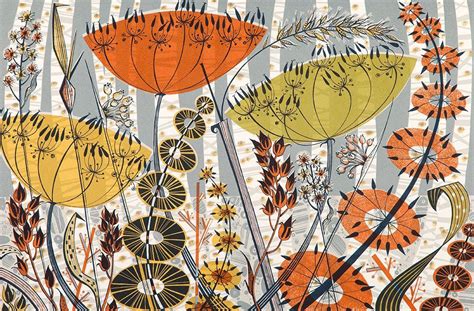 Spey Birches Angie Lewin Prints Linocut