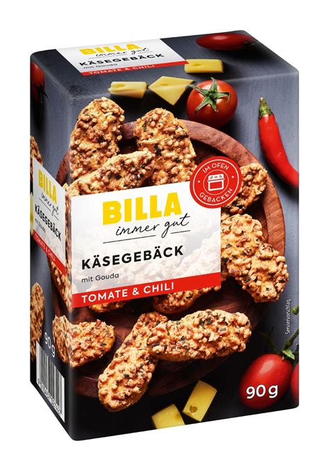 BILLA Käsegebäck mit Tomaten Chili BILLA Online Shop