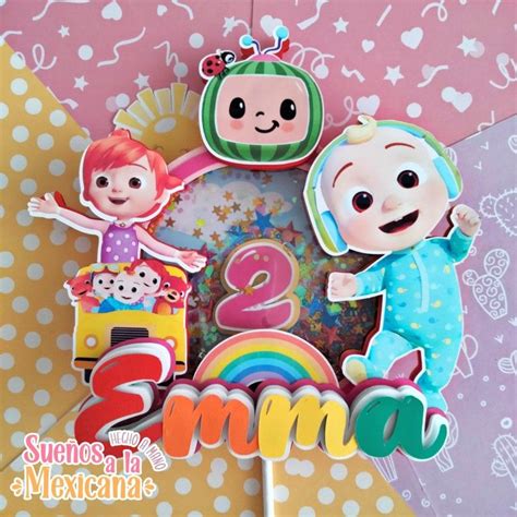 Cocomelon Cake Topper Cake Toppers Pastel Enamel Pins Ornaments