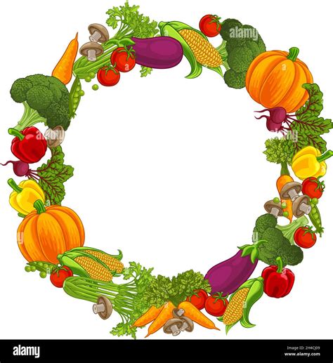 Vegetable Fruit Circle Hi Res Stock Photography And Images Alamy