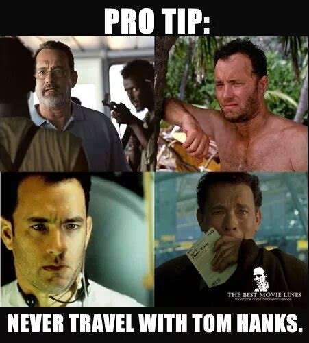 MEME: Here is why you should never travel with Tom Hanks