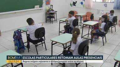 Bom Dia Paran Escolas Particulares Retomam Aulas Presenciais Em