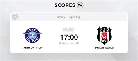 Adana Dem Vs Besiktas Prediction And Picks Today 27 September 2023