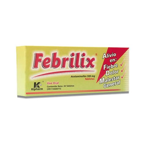 Febrilix Mg Tabletas Laboratorios Kimiceg